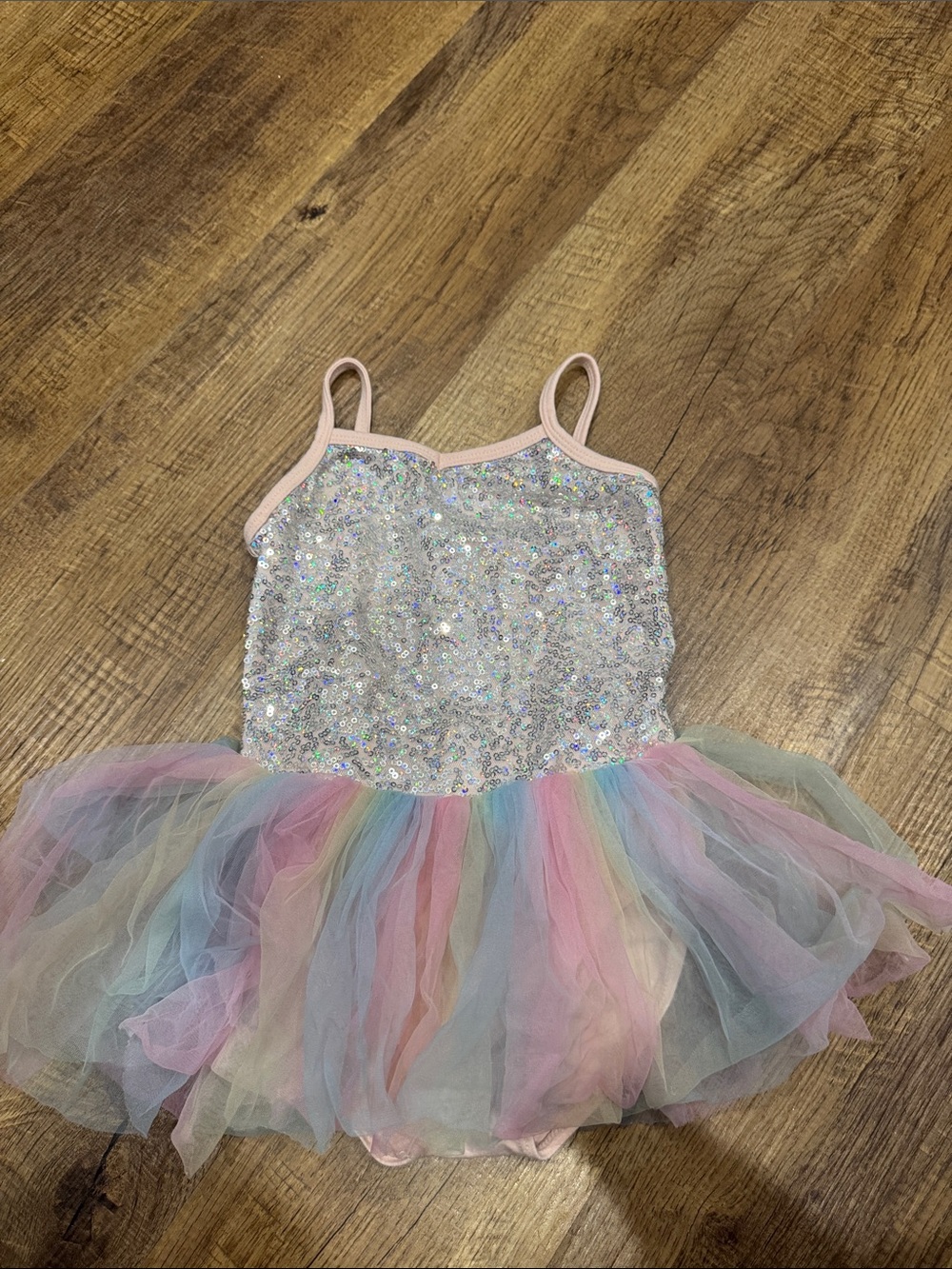 Sparkle Sequin Pastel Tutu Dress - Pink